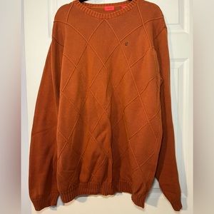 Burnt Orange IZOD Sweater Size XL
